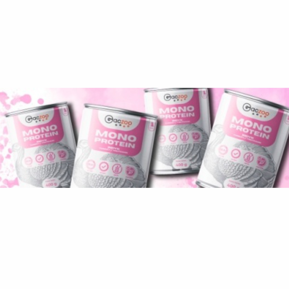 Gaczoo MONO Protein Puppy karma mokra dla szczeniąt Indyk 400g